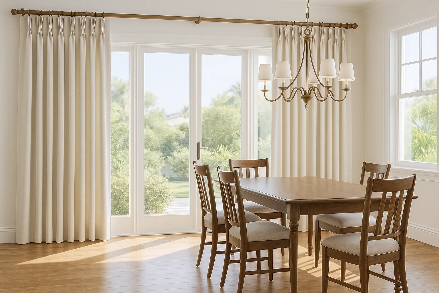 Pinch Pleat Drapery in San Diego